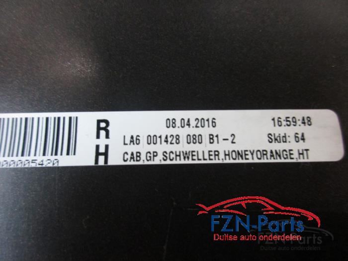 VW Golf 6 R20 Sideskirts R-Line Set L+R Honey Orange