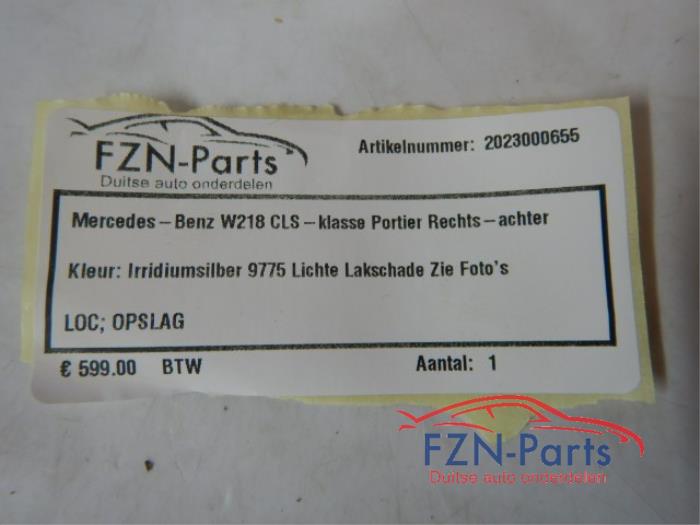 Portier 4Deurs rechts-achter Mercedes CLS-Klasse (22723844)