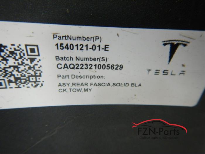 Tesla Model Y Achterbumper