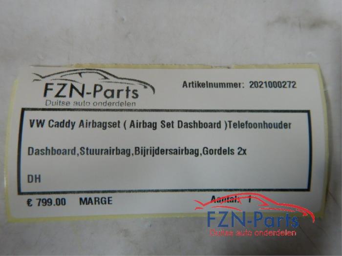 Airbag set + dashboard Volkswagen Caddy (22727694)