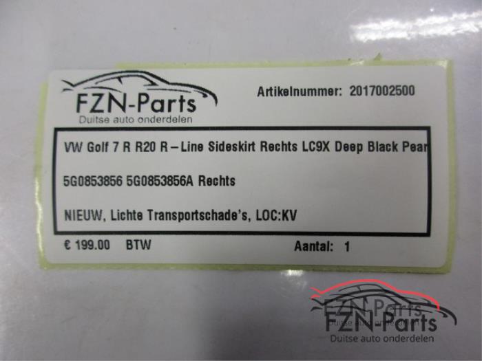 VW Golf 7 R R20 R-Line Sideskirt Rechts