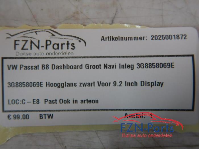 Dashboard deel Volkswagen Passat (22744469)