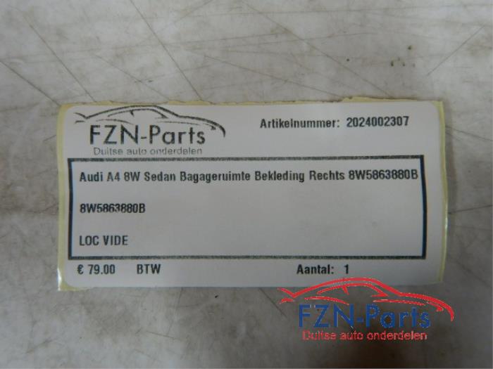 Bekleding bagageruimte Audi A4 (22739982)