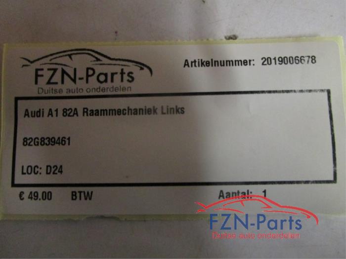 Ruitmechaniek 4Deurs links-voor Audi A1 (22742761)