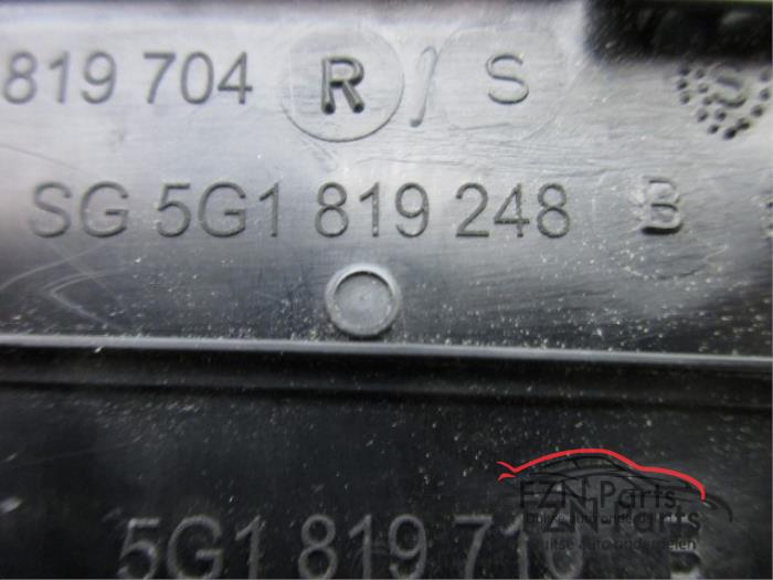 VW Golf 7 Luchtrooster Dashboard Rechts