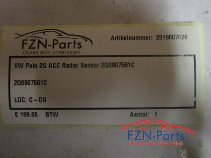 VW Polo 2G ACC Radar Sensor