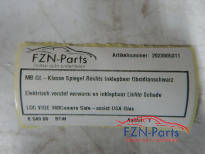 Mercedes-Benz GL-Klasse Spiegel Rechts Inklapbaar