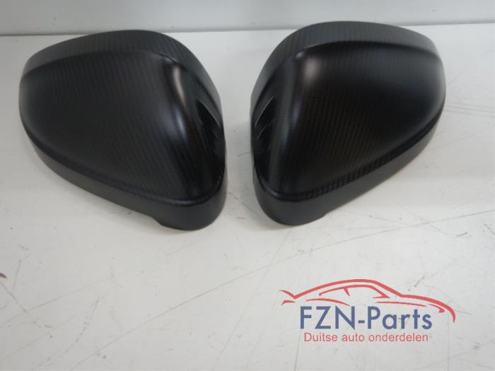 Audi RS4 8W Mat Carbon Spiegelkappen L+R Side-Assist