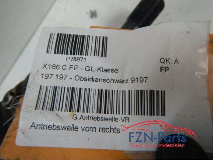 Aandrijfas rechts-voor Mercedes Diversen (22725890)