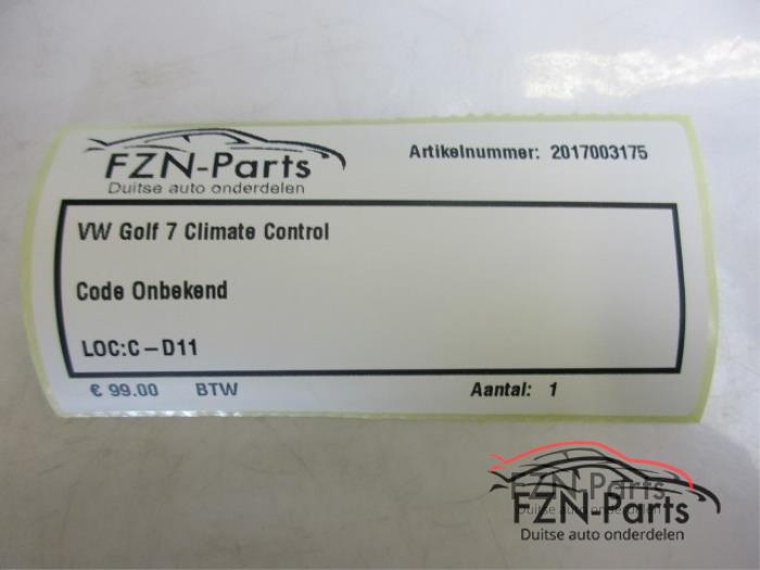 Climatronic Paneel Volkswagen Golf (22744171)