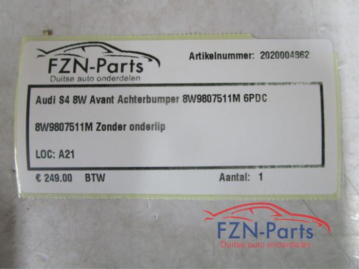 Audi S4 8W Avant Achterbumper
