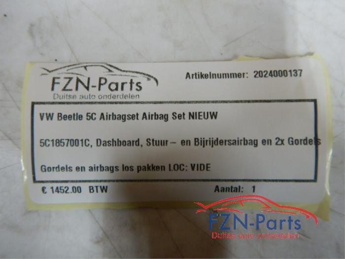VW Beetle 5C Airbagset Airbag Set Nieuw