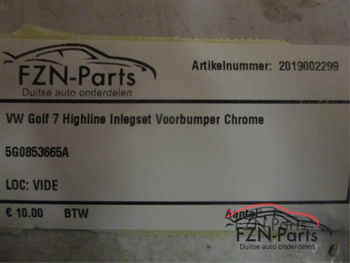 Bumpercover voor Volkswagen Golf (22742296)