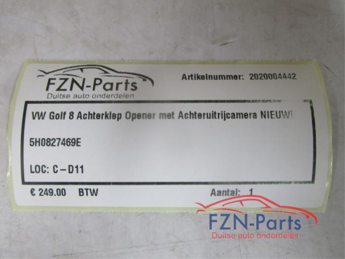 VW Golf 8 Achterklep Opener met Achteruitrijcamera NIEUW!!