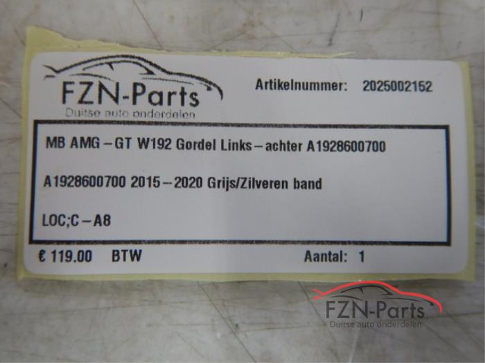 Veiligheidsgordel links-achter Mercedes AMG GT (22743037)
