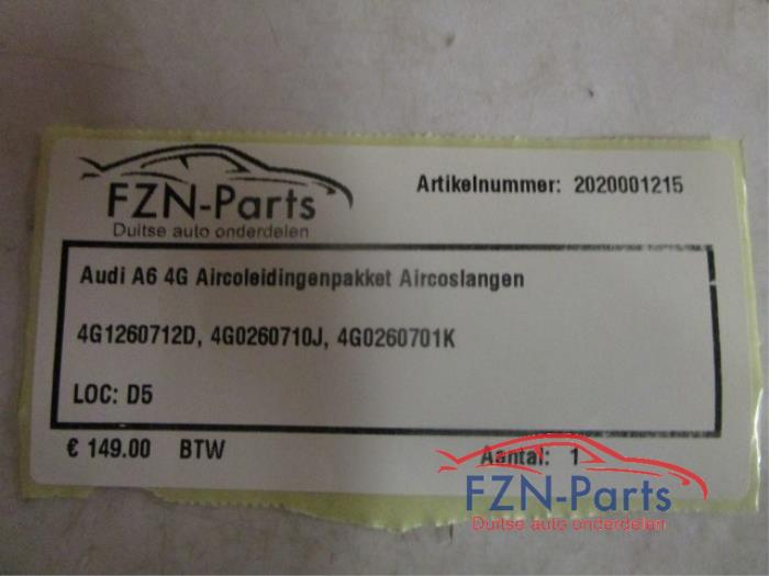 Audi A6 4G Aircoleidingenpakket Aircoslangen