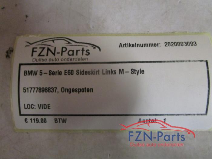 Zijskirt links BMW 5-Serie (22727614)
