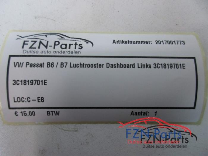 Luchtrooster Dashboard Volkswagen Passat (22735930)