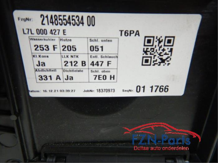 VW Transporter T6.1 Voorkop 2.0 TDI 4PDC LED 35/36 Two Tone Kleur: Fortanarot LB3Z/