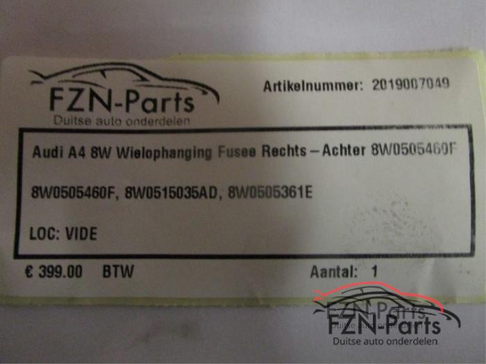 Wielophanging rechts-achter Audi A4 (22729618)