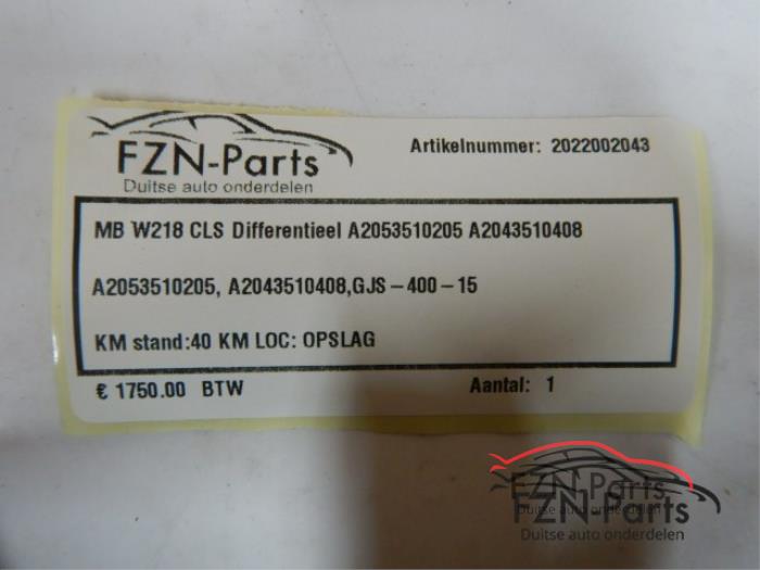 Differentieel achter Mercedes CLS-Klasse (22733851)