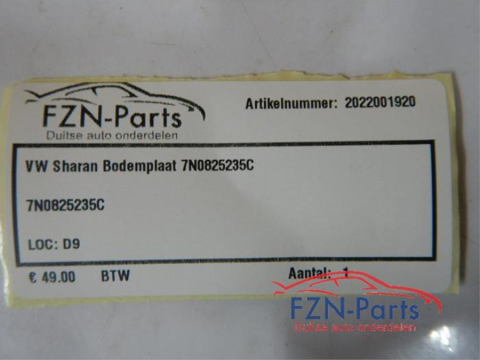 Beschermplaat bodem Volkswagen Sharan (22738159)