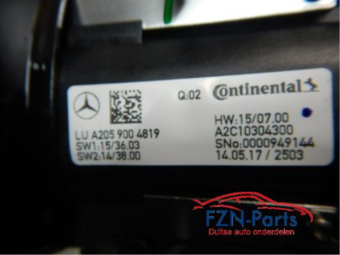 Navigatie bedienings paneel Mercedes GLC-Klasse (22741783)