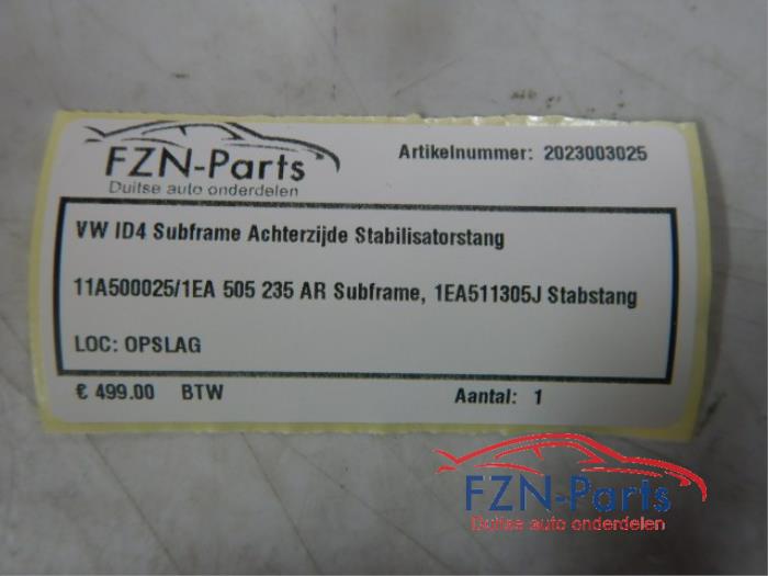 VW ID4 Subframe Achterzijde Stabillisatorstang