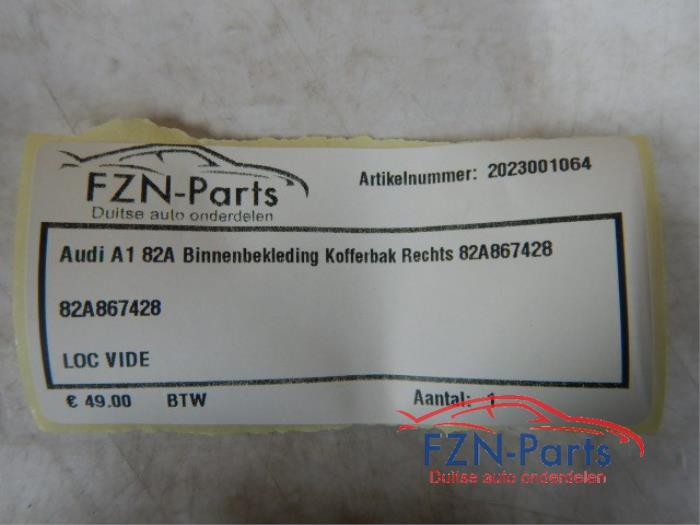 Kofferbakbekleding rechts Audi A1 (22744816)