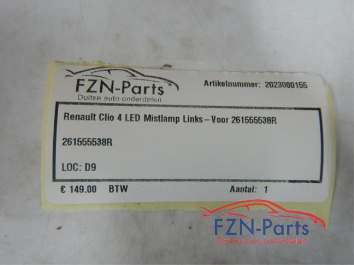 Renault Clio 4 LED Mistlamp Links-Voor
