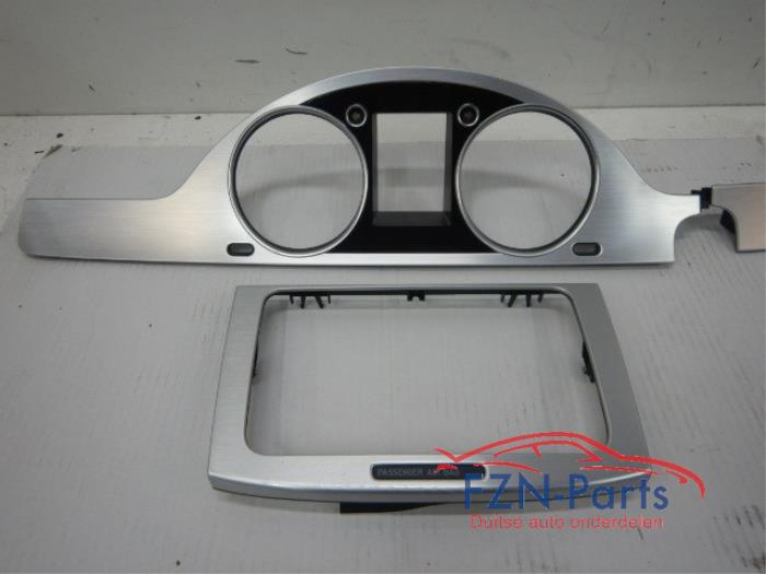 VW Passat 3C8 Inleg Dashboard Grijs Aluminium Look