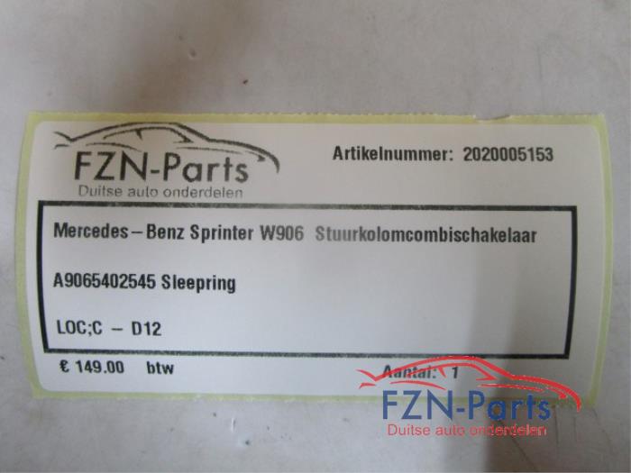 Combischakelaar Stuurkolom Mercedes Sprinter (22733353)