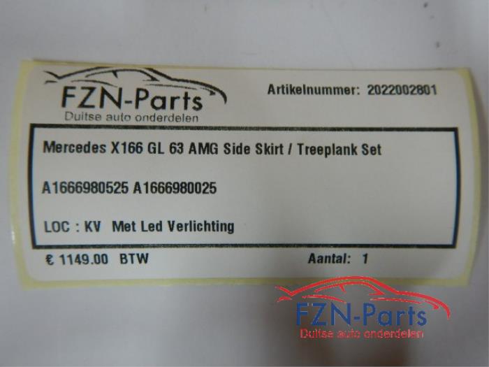 Mercedes-Benz X166 GL 63 AMG Side-Skirt/Treeplank Set