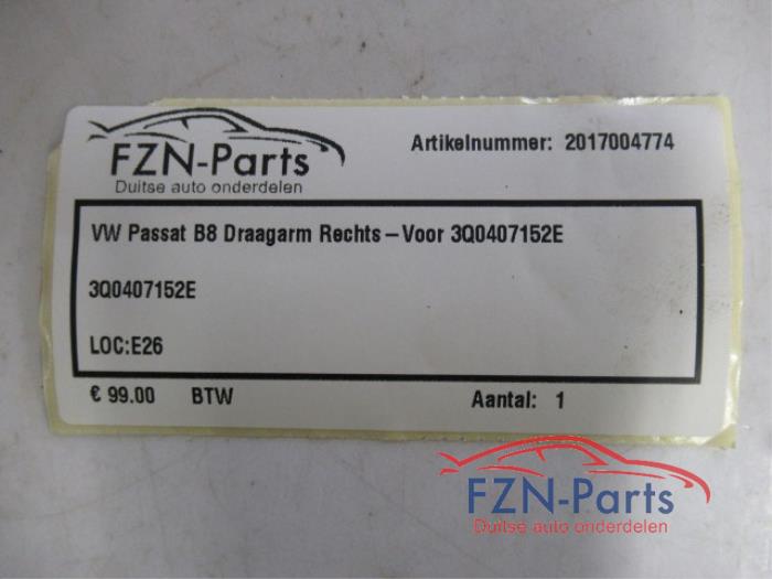 Draagarm rechts-voor Volkswagen Passat (22727427)