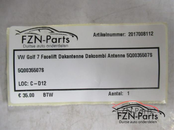 VW Golf 7 Facelift Dakantenne Dakcombi Antenne