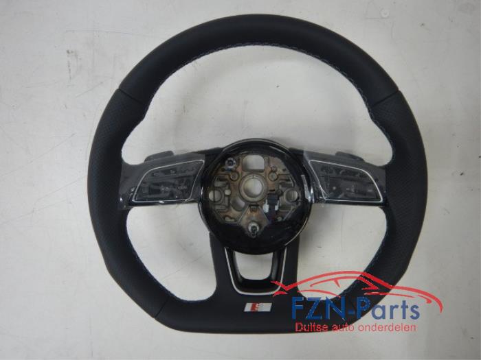 Audi A3 8Y S-line Stuur MF+F1+VIEW Leer Grijs stiksel