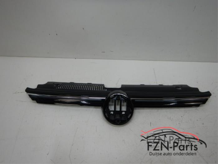 VW Golf 8 GTD Grille Hoogglans Zwart Chrome