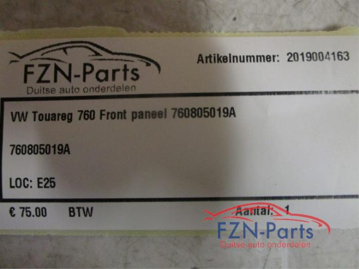 Frontdeel steun Volkswagen Touareg (22742518)