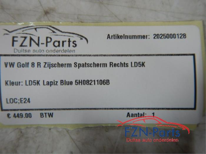 Scherm rechts-voor Volkswagen Golf (22724075)