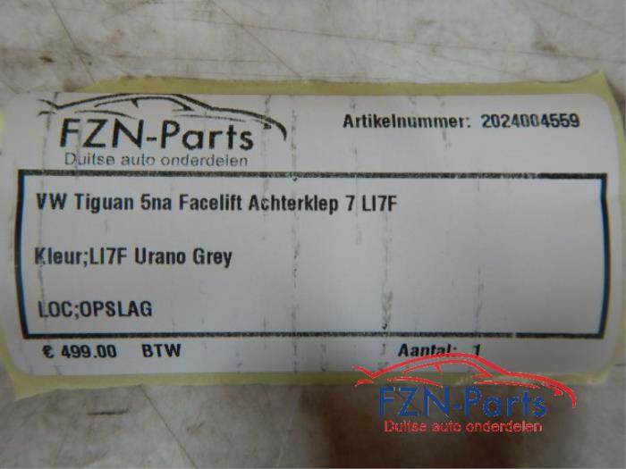 VW Tiguan 5NA Facelift Achterklep LI7F