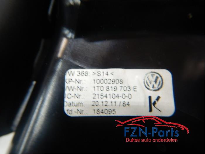 Luchtrooster Dashboard Volkswagen Touran (22735836)