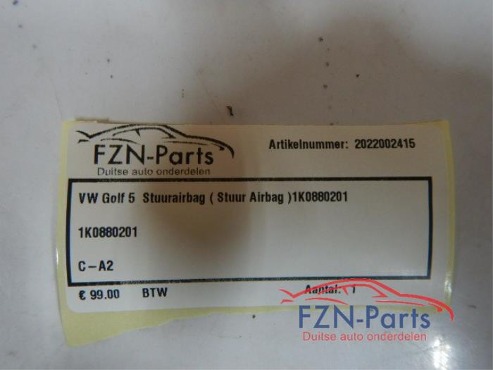 Airbag links (Stuur) Volkswagen Golf (22730506)