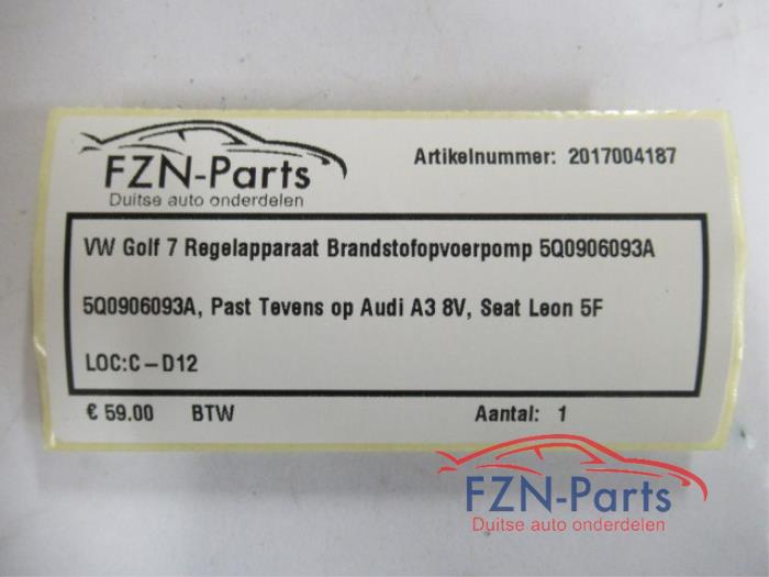 Brandstofpomp Elektrisch Audi A3 (22742588)