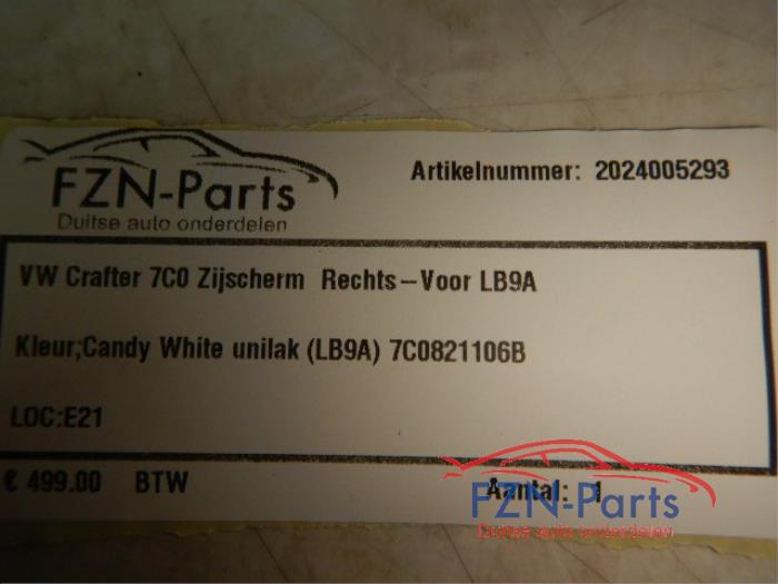 Scherm rechts-voor Volkswagen Crafter (22724139)