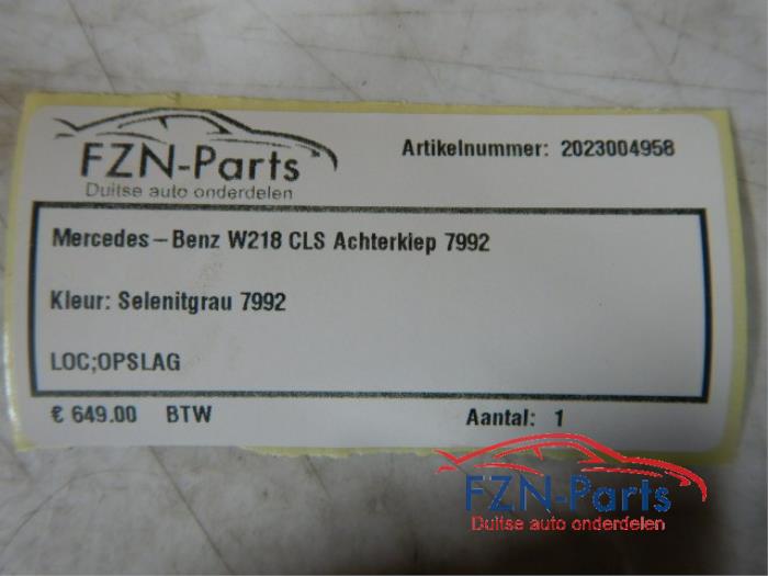 Mercedes-Benz W218 CLS Achterklep 7992