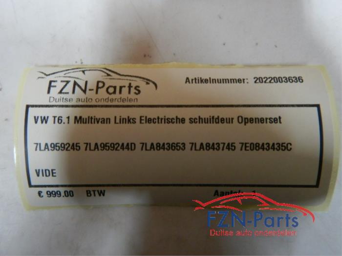Schuifdeur motor links Volkswagen Transporter (22742299)