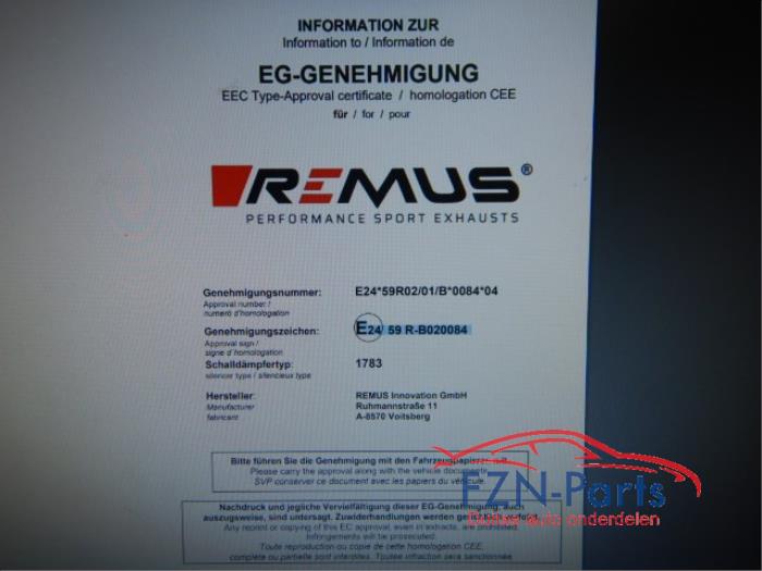 Uitlaat (compleet) Audi A6 (22742169)