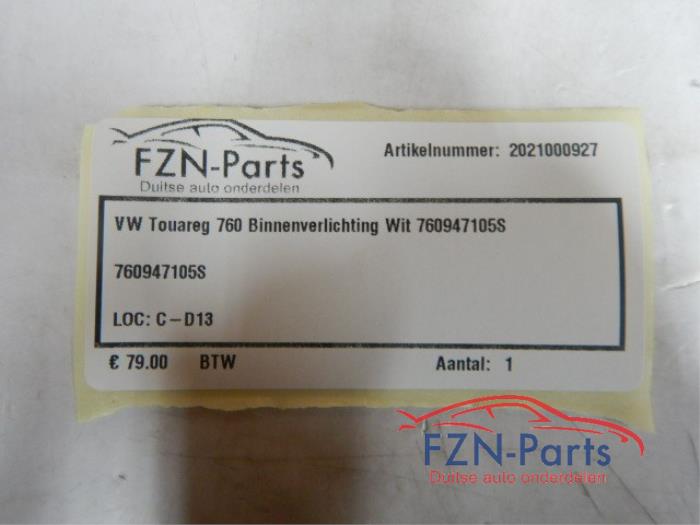 Binnenverlichting voor Volkswagen Touareg (22739368)