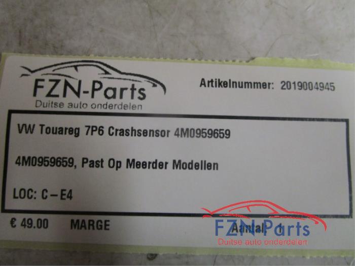 Voetganger Crash sensor Volkswagen Touareg (22741858)