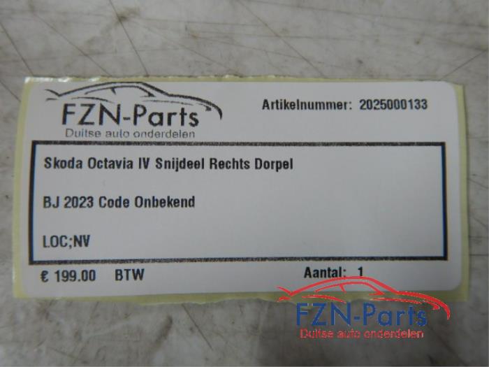 Snijdeel achter Skoda Octavia (22739270)